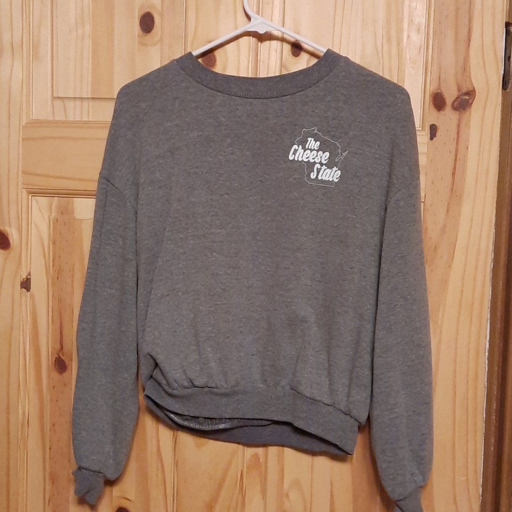 Sweatshirt Crop Top